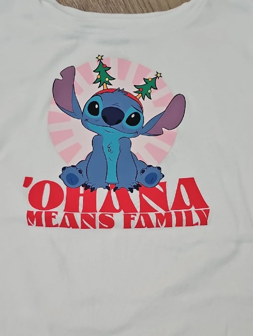 Disney Stitch And Peeps Kids Unisex Holiday Pajamas